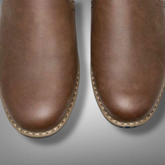 NWOT Men\'s 9 IZOD Lucas Formal Office Dress Brown Leather Chelsea Boots 1413016 main image 15